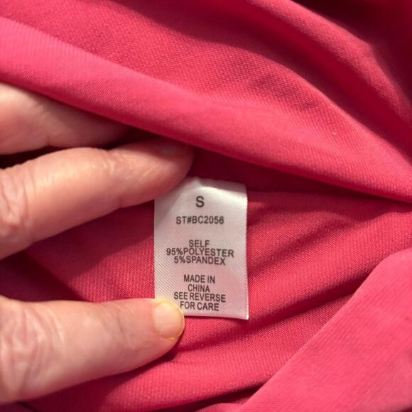 Better Be Hot Pink Bodycon Knee Length Sleeveless Dress Size S - Picture 4 of 11